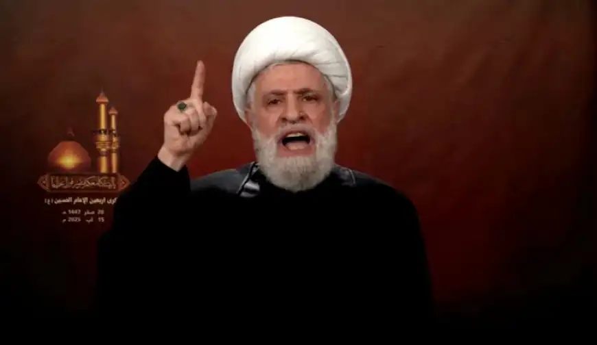 نعيم قاسم يهاجم اتفاق الإطار بين لبنان وإسرائيل ويصفه بالسقطة
